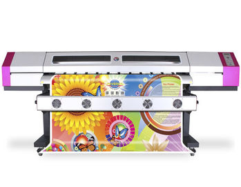 China Back - Lit Film 2.5M / 3.2M Eco Solvent Printing Machine CMYK 4 Color Printing supplier