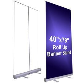 China 150cm Width Large Stand Up Banner Roll Up Advertising Banners supplier
