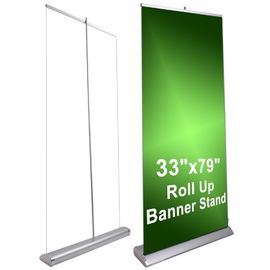 China Deluxe Pop Up Display Stands 6.5Kg Retractable Banner Displays supplier