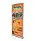 Aluminium Alloy Double Sided Pull Up Banner 85×200 cm With Nylon Travel Bags supplier